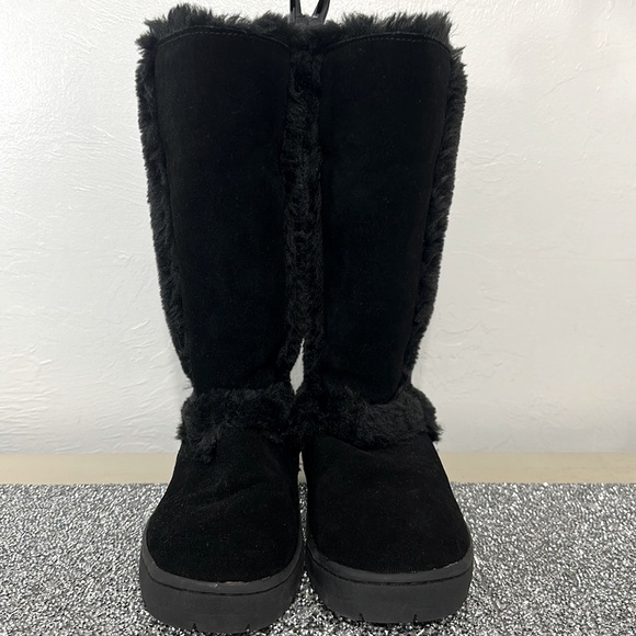 Style & Co Genuine Suede & Fur Uppers Witty Black Boots| 7M |NWT - Picture 1 of 12